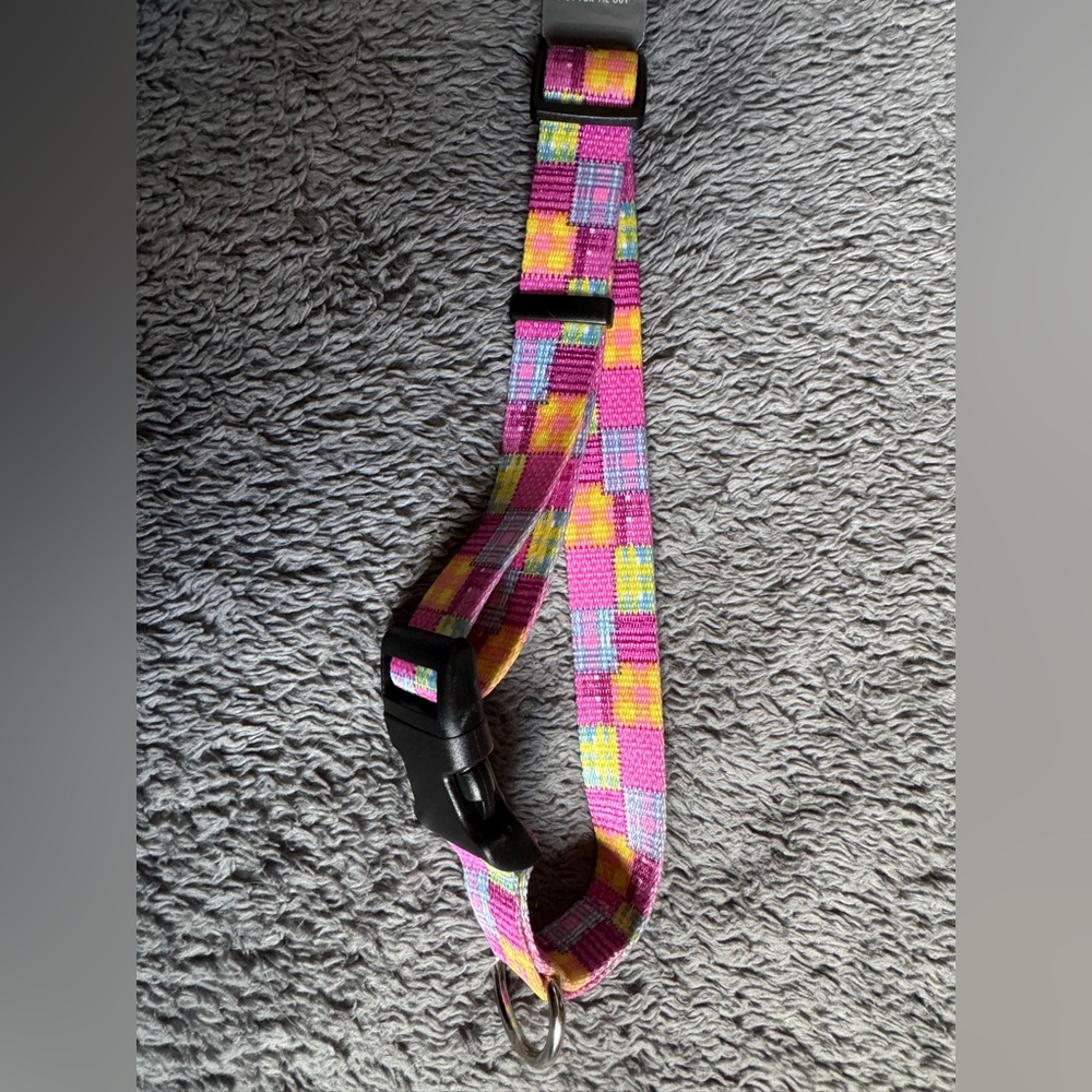 NWT Retriever Adjustable Dog Collar, Large, Pink/Multicolor